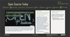 Desktop Screenshot of opensourcetoday.org