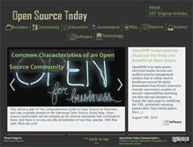 Tablet Screenshot of opensourcetoday.org